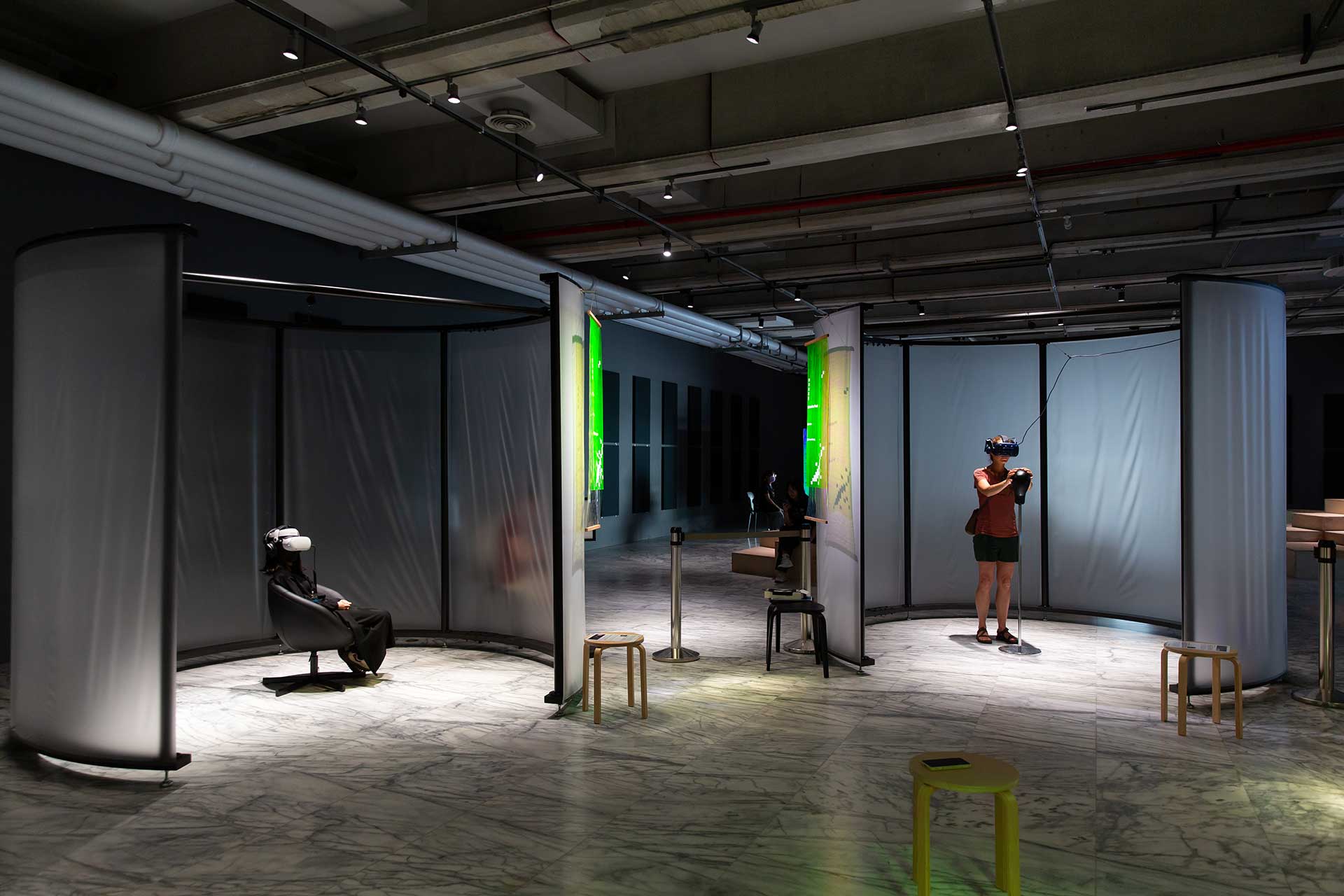 VR 圖書室，於北美館E展覽室。