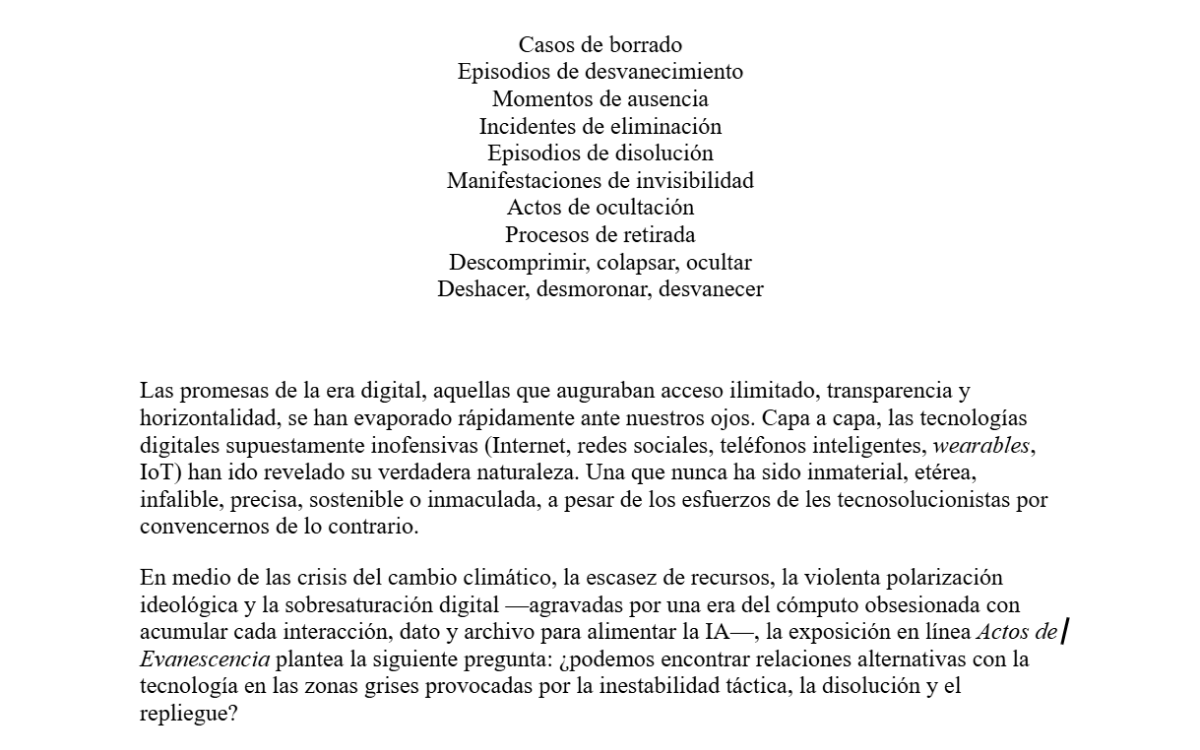 Curatorial Statement